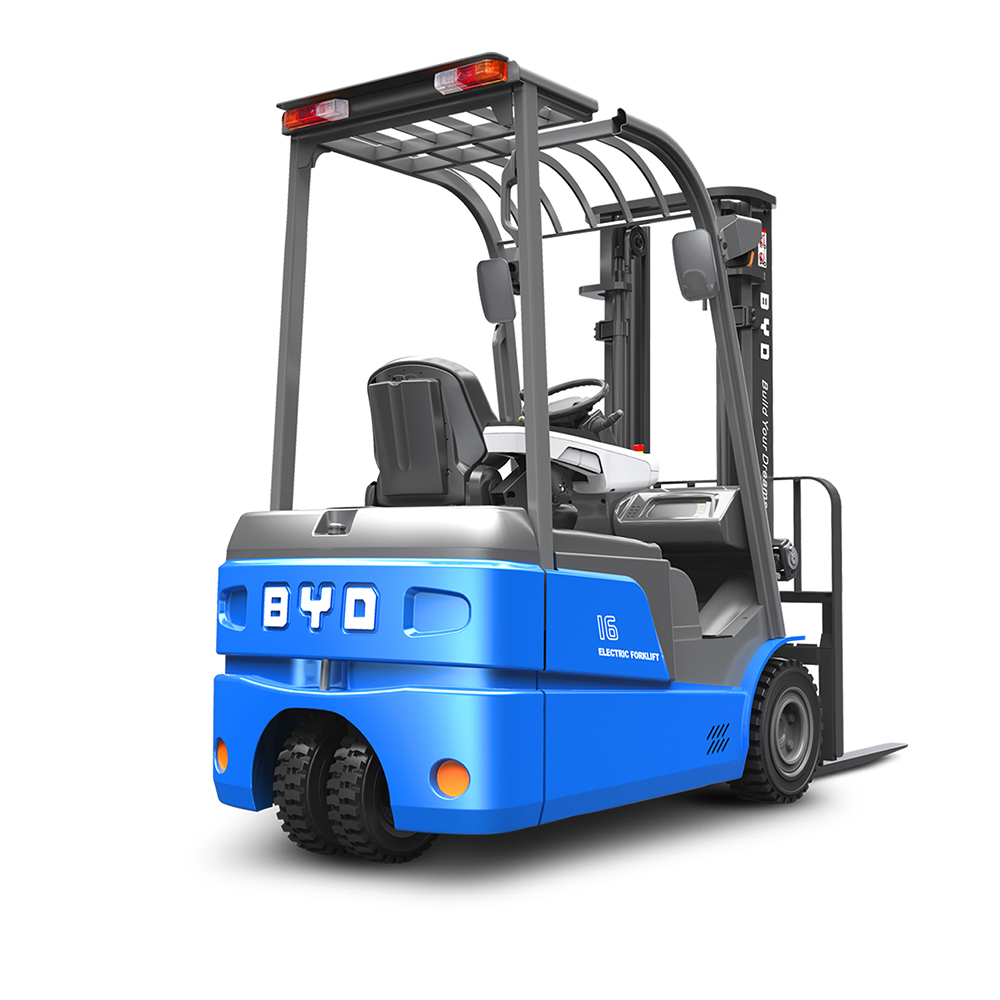 濰坊比亞迪三支點電動叉車1.5噸鋰電池叉車